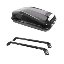 Roof Bars & Roof Box 420L for Renault Grand Scenic 2009-2016 With Raised Rails