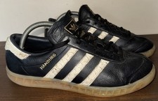 Adidas Hamburg fish market UK 7  Made 2020 Black Leather Rare