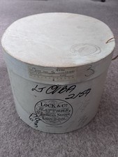 Vintage Black Fur Felt Bowler Hat - Size 6 7/8 / 56cm By Lock & Co London