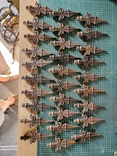 29 X weldable wrought iron Rail Heads Finials  for Gates / Fencing projects 