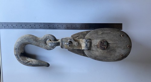 Antique ships wooden block - antique,