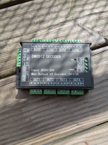 Dmx512 decoder 24 - decoder, channel