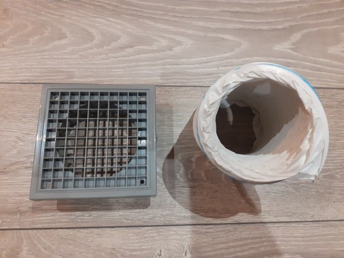 Manrose grey fan - fan, fixed