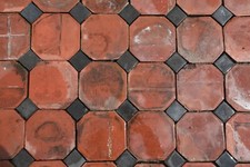 Red Octagonal Quarry Tiles 6″