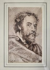 Antique 1848 Pen Ink Drawing