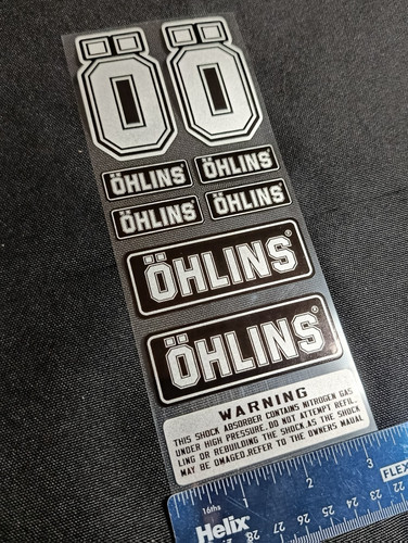 Ohlins decals sticker - ohlins, decals/sticker