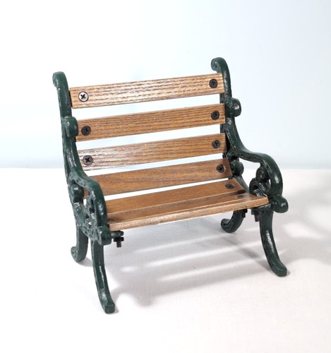 Vintage cast iron wood - wood, slat
