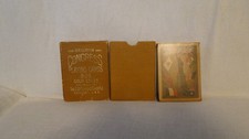Antique SEALED Congress Playing Cards 606 Gold Edges "Statue of Liberty w/8Flags