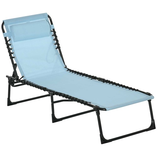 Position folding sun lounger - sun,