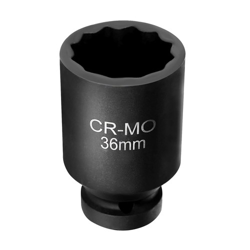 Deep impact socket 36mm - deep, 1/2"