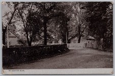 HAUGHHEAD Sign Post to Campsie Glen at Bridge, Postally Used Postcard 1907