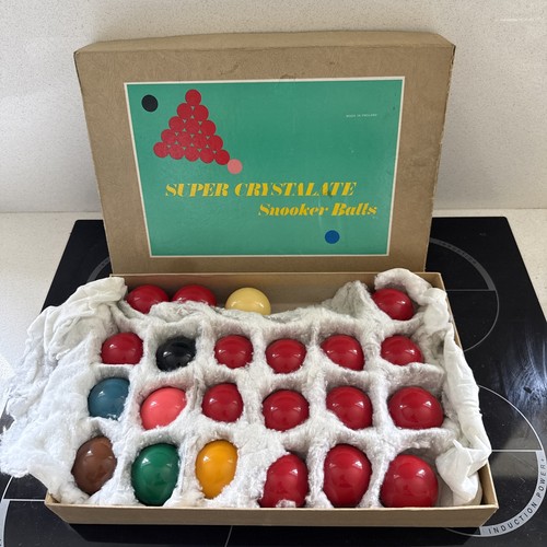 Super crystalate snooker balls - crystalate,