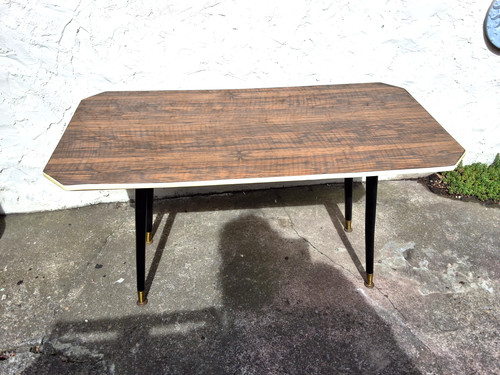 Vintage formica wood pattern - vintage,