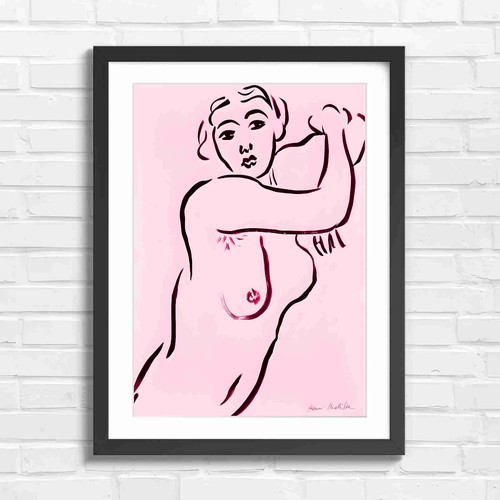 Matisse inspired black ink - matisse,