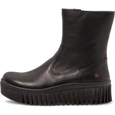 Art 1531 Brighton Womens Ladies Black Tall Ankle Boots Platform Boots Size 4-8