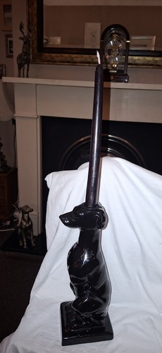 Stunning ceramic black dog - stunning,