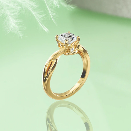 0ct round cut lab created - 1.0ct, lab‑created