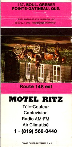 Motel ritz route 148 - ritz, est