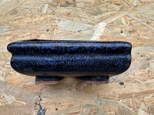 Small Blue Rectangle Ceramic Bonsai / Planter Pot