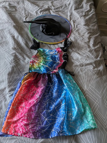 Girls halloween rainbow witch - girls,
