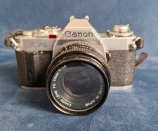 Canon AV-1 SLR Film Camera +