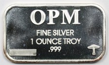 OPM 1 oz Silver Bar .999 Fine