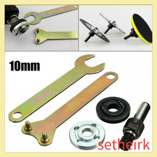10mm Drill Adapter Shank Mandrel Cutting Disc Kit Chuck Arbor For Angle Grinder