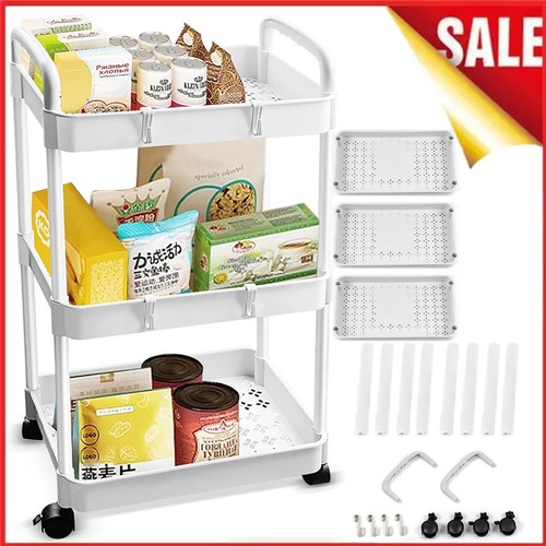 Layer storage cart with 4 - 3,