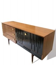 VINTAGE MID CENTURY SIDEBOARD CREDENZA BUFFET DRINKS CABINET