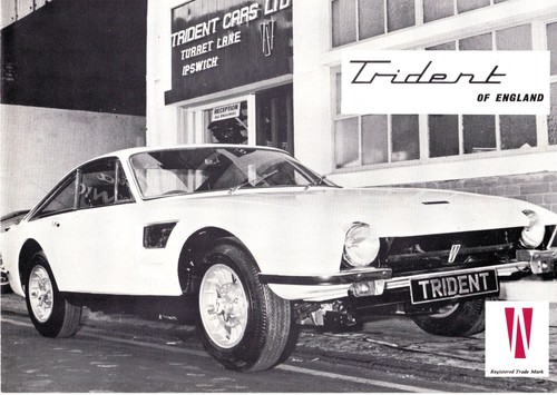 Vintage trident car poster - trident,