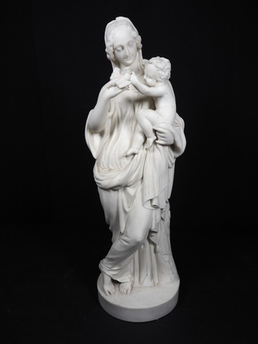 Madonna child figurine - &,