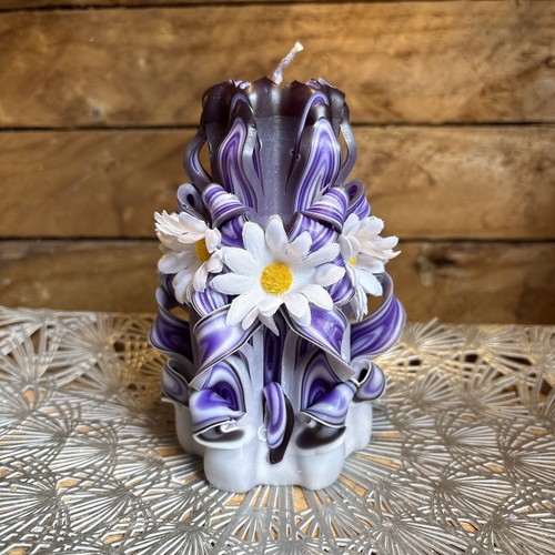 Beautiful hand carved - carved, candle