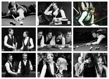 ALEX HIGGINS SNOOKER POSTER -