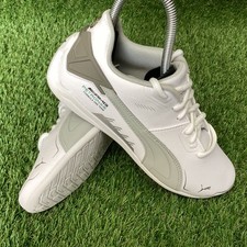 Boys Girls Puma Mercedes AMG F1 Drift Cat White Trainers Size 5 New!  (B03)