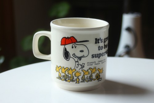 Vintage 1980s snoopy - vintage, mug