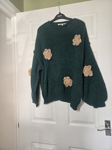 Apricot green jumper with - apricot,