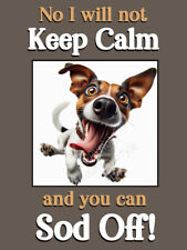 Jack Russell Terrier Pet Dog Funny Flexible Fridge Magnet Keep Calm Gift