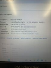 RM MOBILE 310 LAPTOP HDMI WEBCAM 15.4" CORE i3 8GB 128 SSD WIN 11