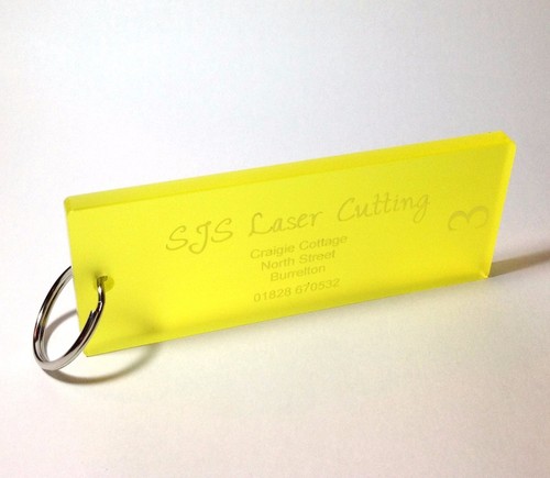 Yellow frost acrylic plastic - frost,