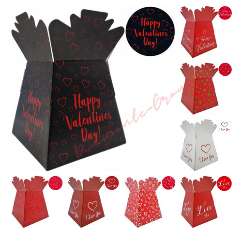 Valentines living flower vase - living,