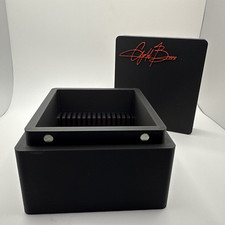 Premium gold bullion storage box - customisable - sleek - 15 slots - magnetic