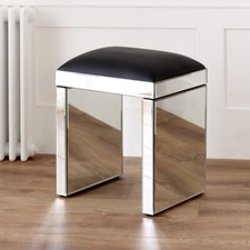 Venetian Mirrored Stool with