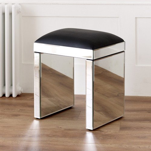 Venetian mirrored stool with - venetian,