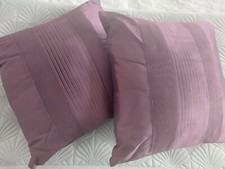 Cushions x2 Purple 40x40cms
