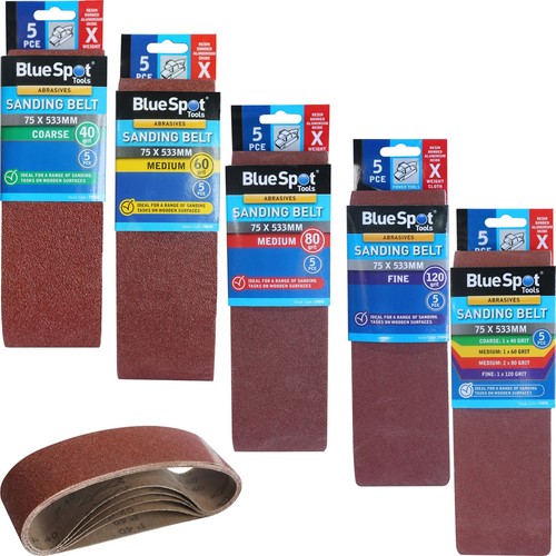 Sanding belts assorted grit - sanding,