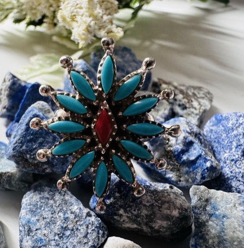 Vintage sterling silver zuni - silver,