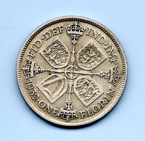 1932 florin silver coin - 1932,