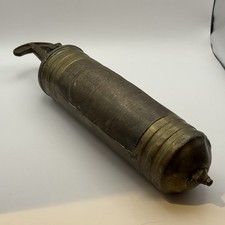 Vintage Pyrene Brass Fire Extinguisher Hand Pump Empty