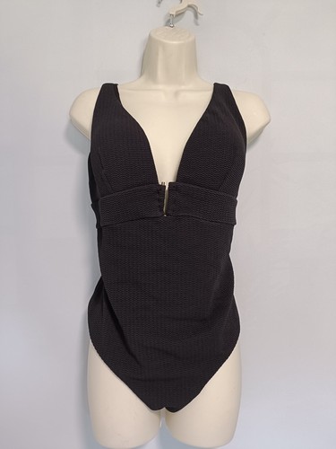Black plunge swimsuit 18 - f&f,