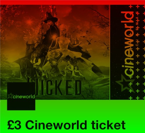 Cineworld cinema ticket - 3,